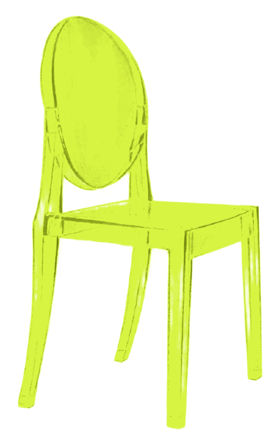 Empty chair marked Support